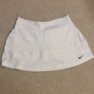 Nike White Tennis Skirt